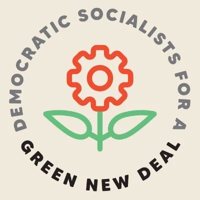the logo of DSA Green New Deal Campaign Commission