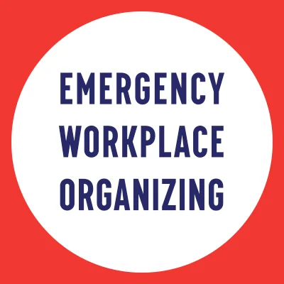the logo of Emergency Workplace Organizing Committee