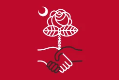 the logo of DSA Columbia, SC