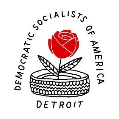 the logo of Detroit Socialist -- Detroit DSA
