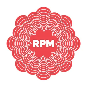 the logo of Revolutions Per Minute - Radio from the New York City Democratic Socialists of America
