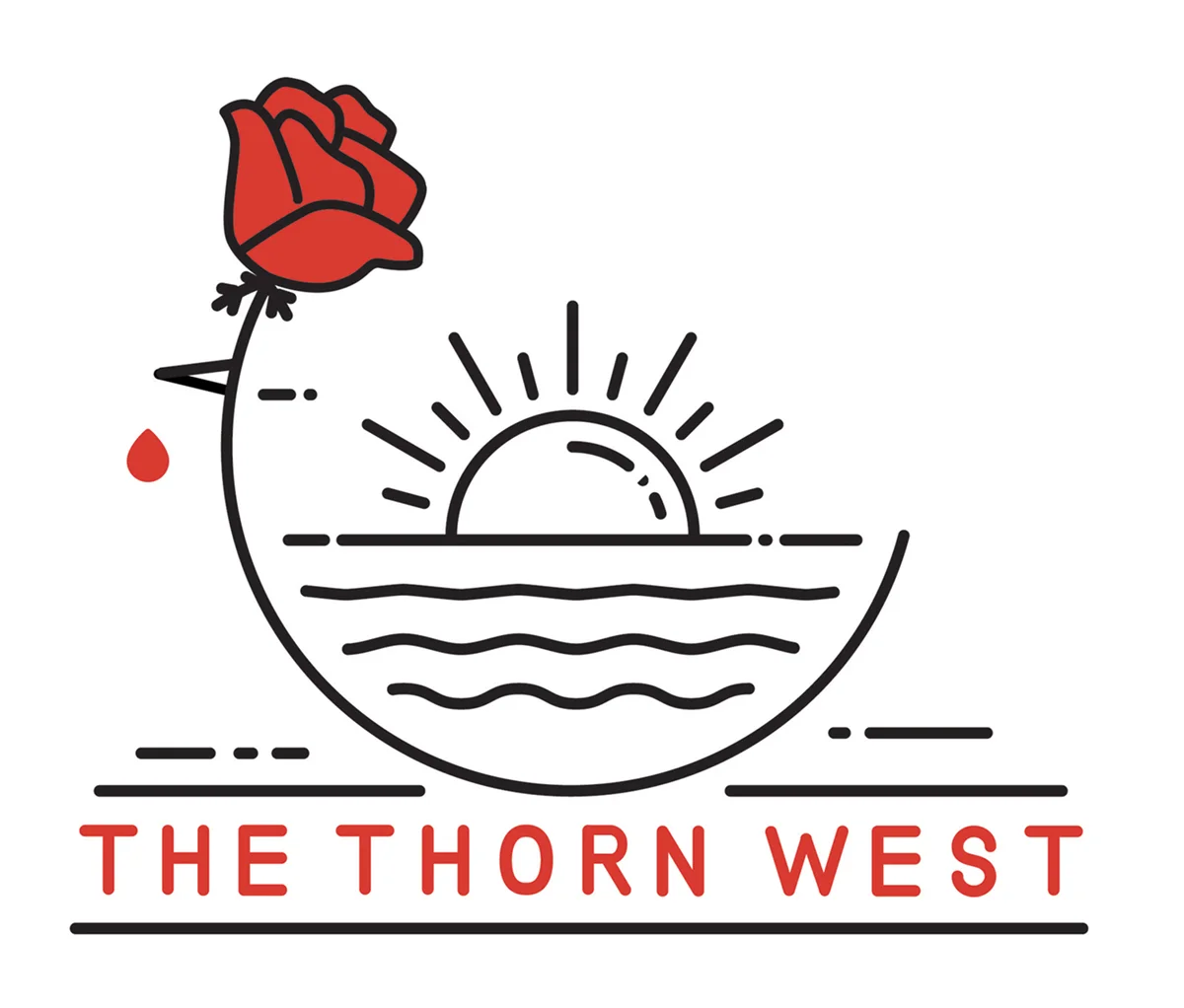 the logo of The Thorn West: News from Los Angeles DSA